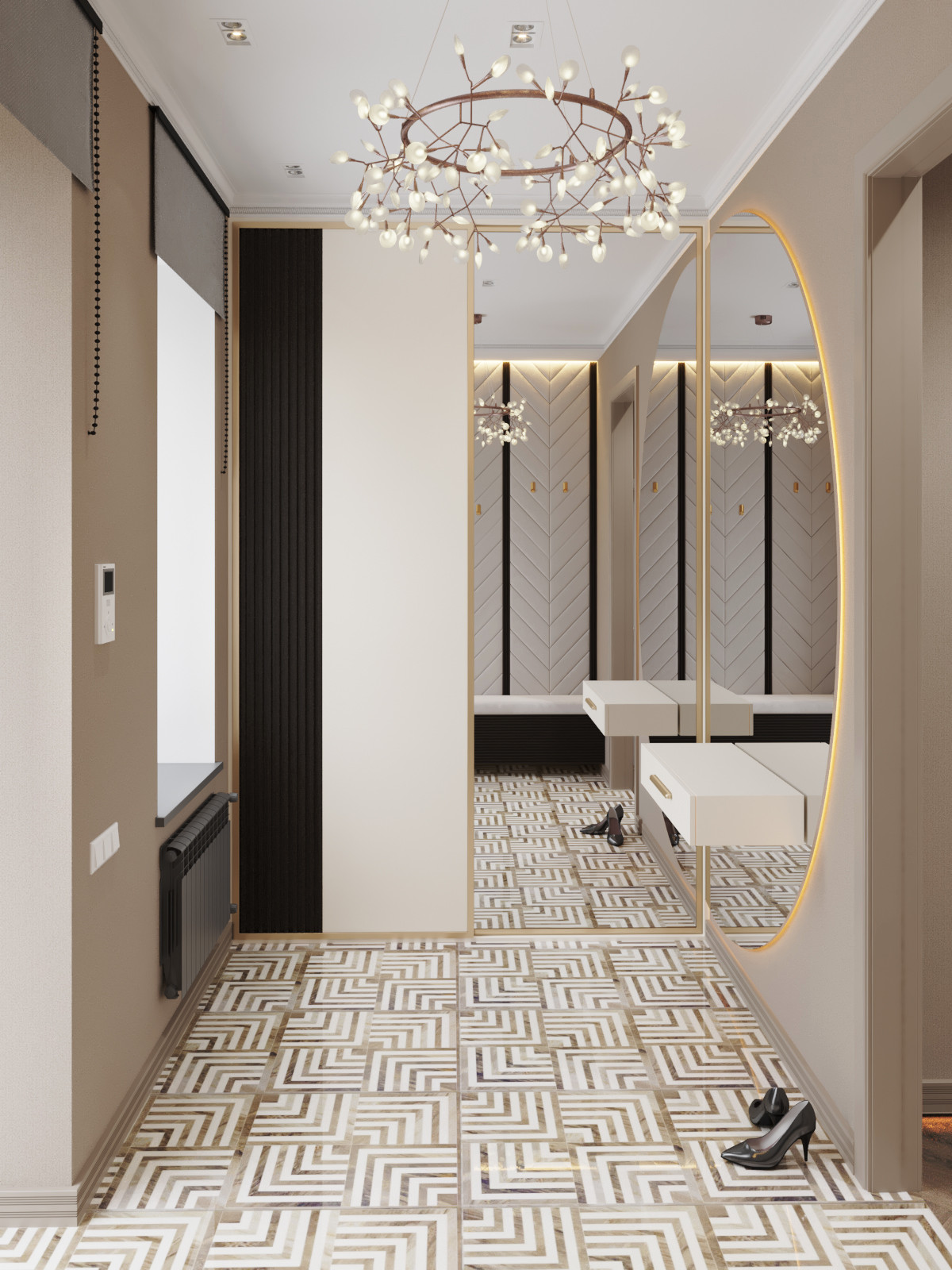 Обложка проекта: прихожая частный дом