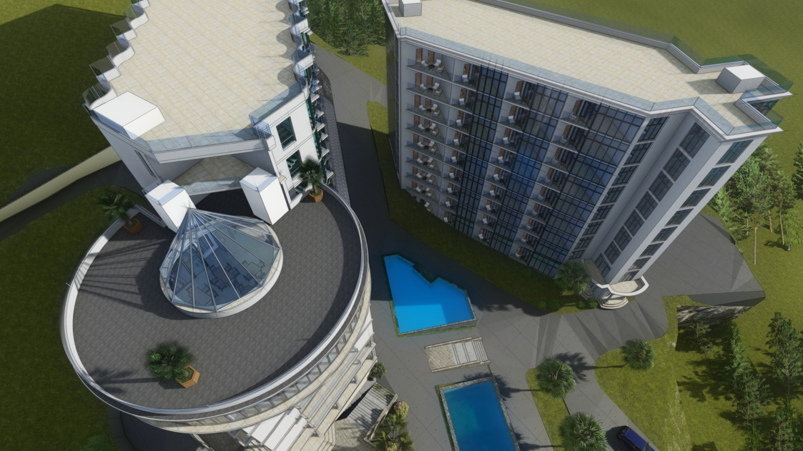 Эскизный проект развития санатория "Кудепста"