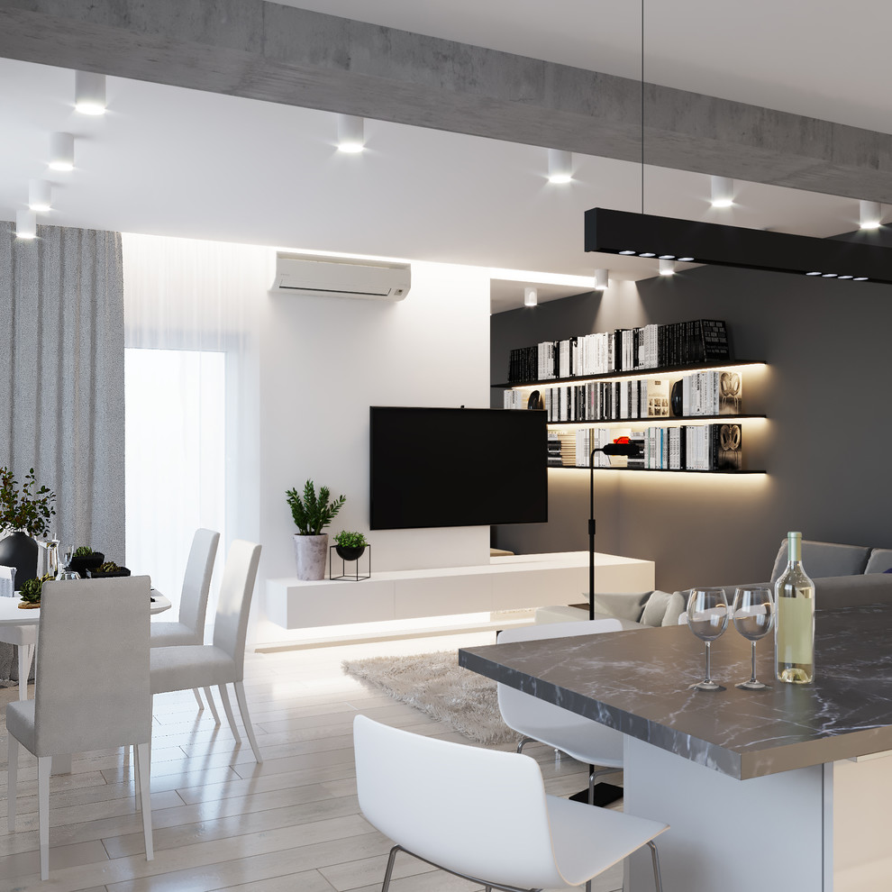 Дизайн трехкомнатной квартиры 100 кв.м.