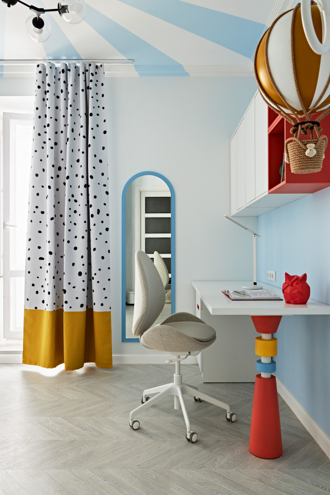 Детская комната с хаски