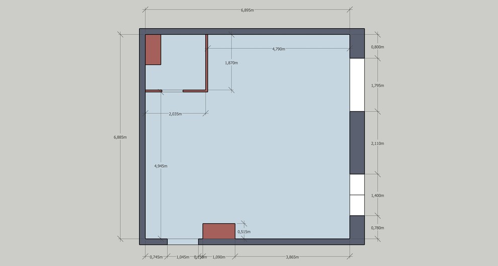 Обложка проекта: Форэскиз будущей квартиры сына.