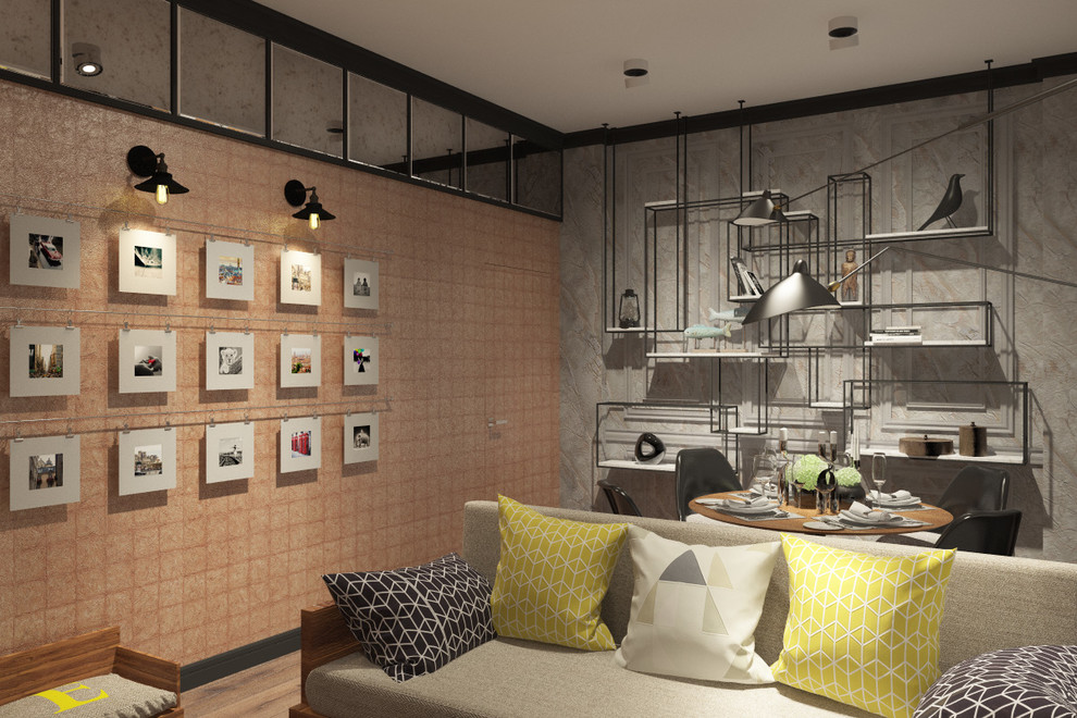 Гостиная в стиле Лофт