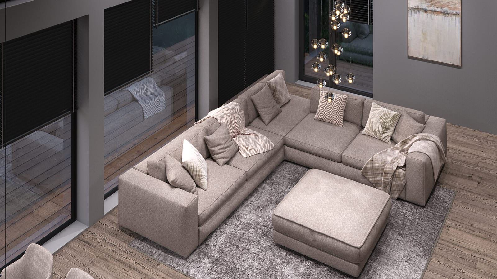 Визуализация интерьера КП "Высокий берег"