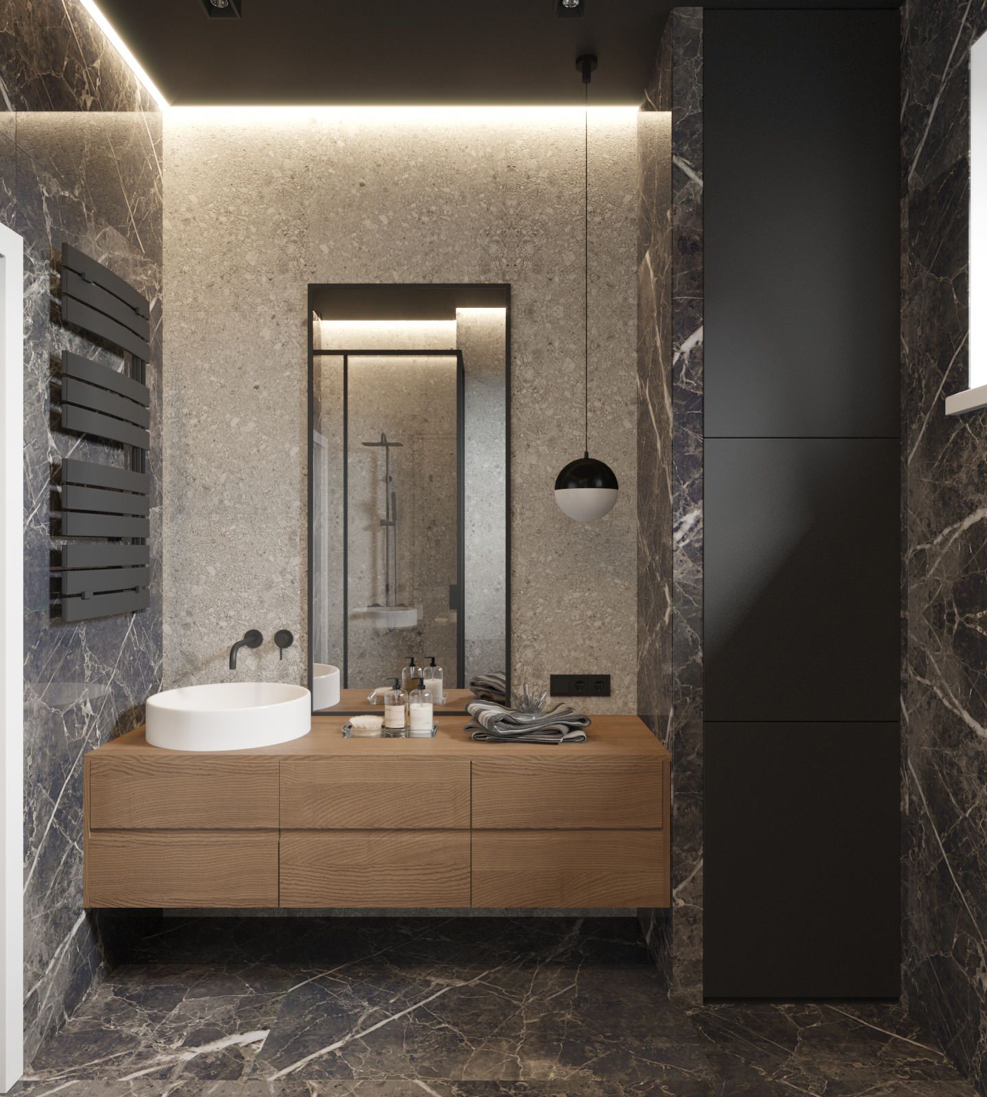 Санузел для частного дома с.Рощино