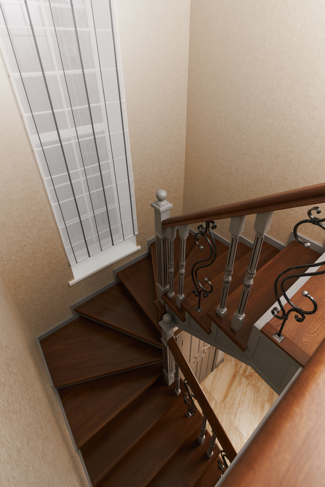 Лестница из ясеня