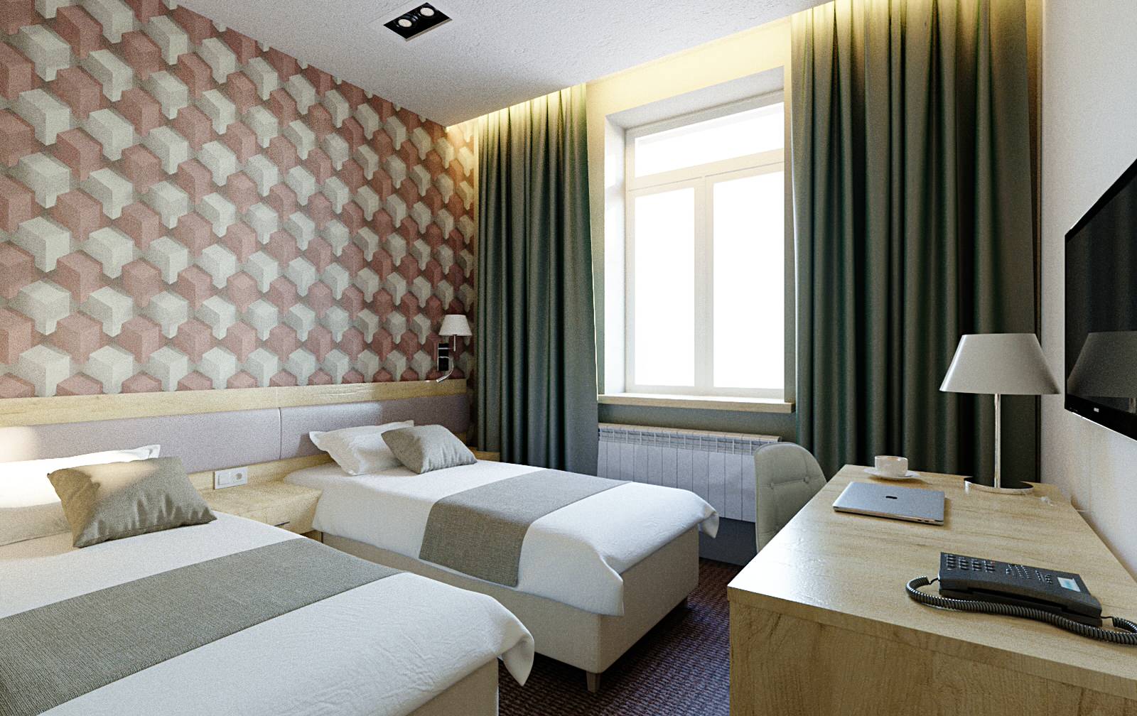 Гостиница на 115 номеров с кафе и баром