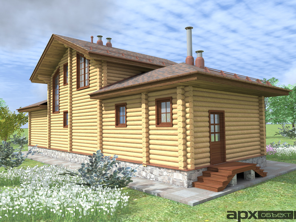 Баня с бассейном