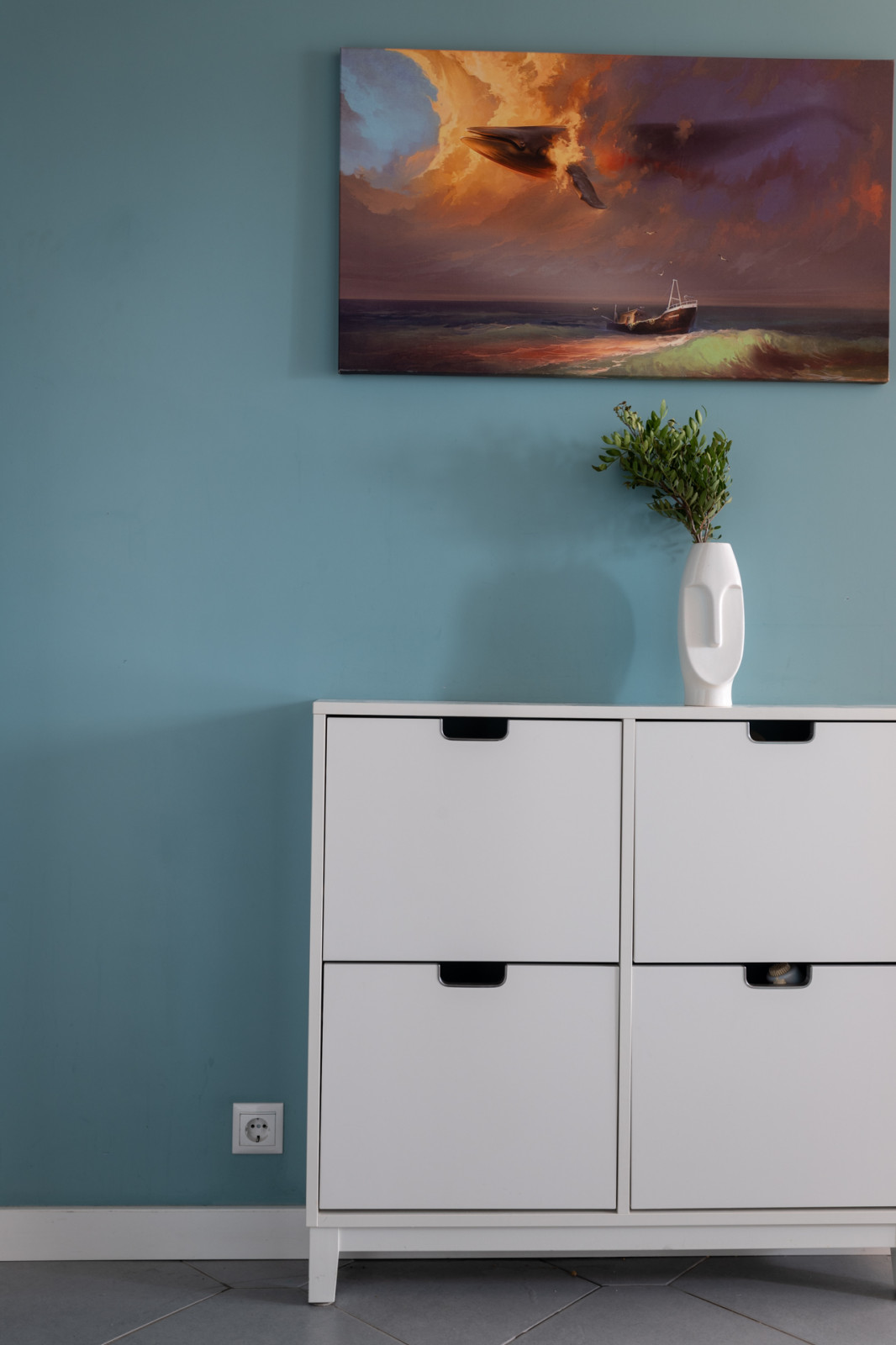 Интерьер квартиры-студии в ЖК Ньютон