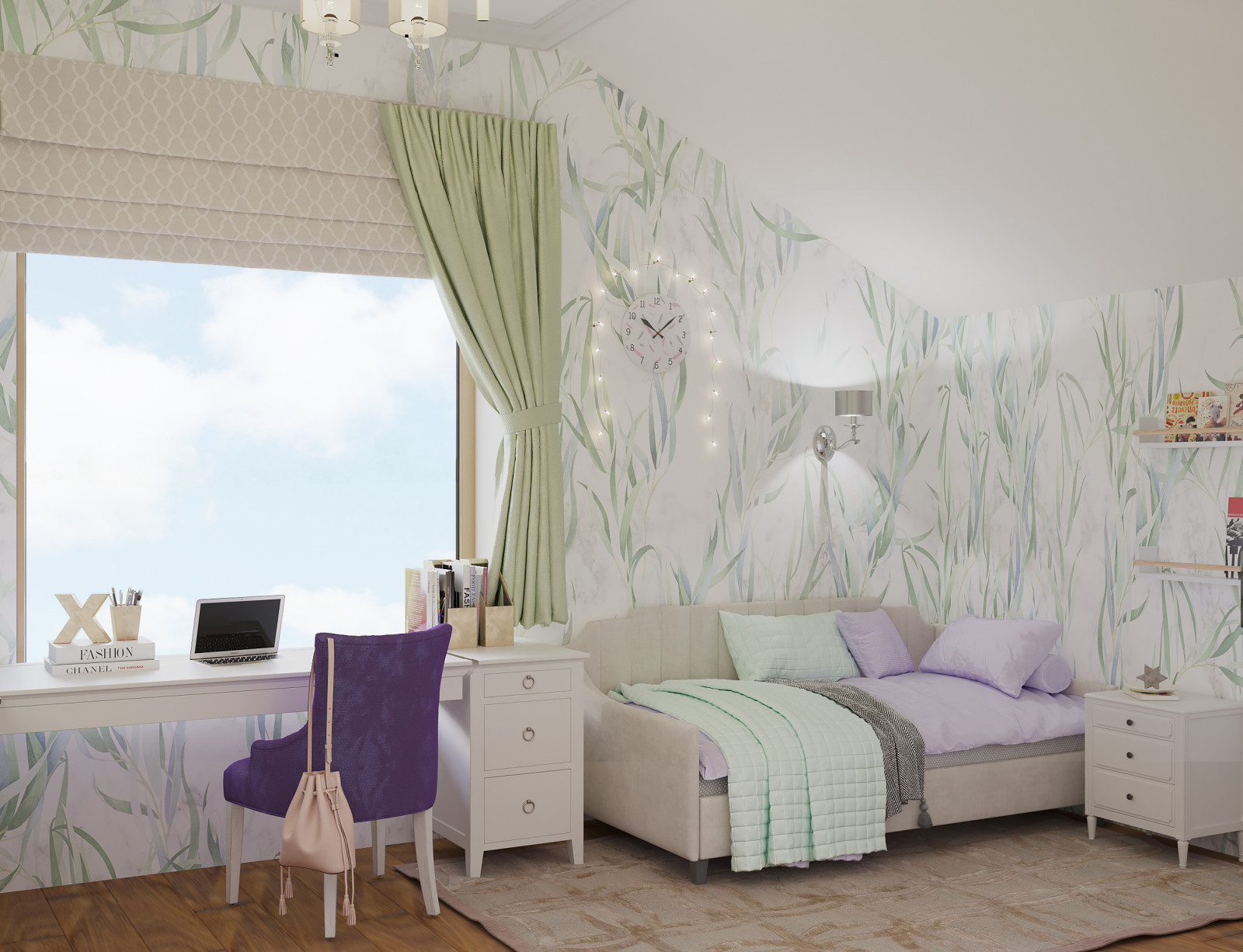 Обложка проекта: Современный загородный дом. 2 этаж. Детские