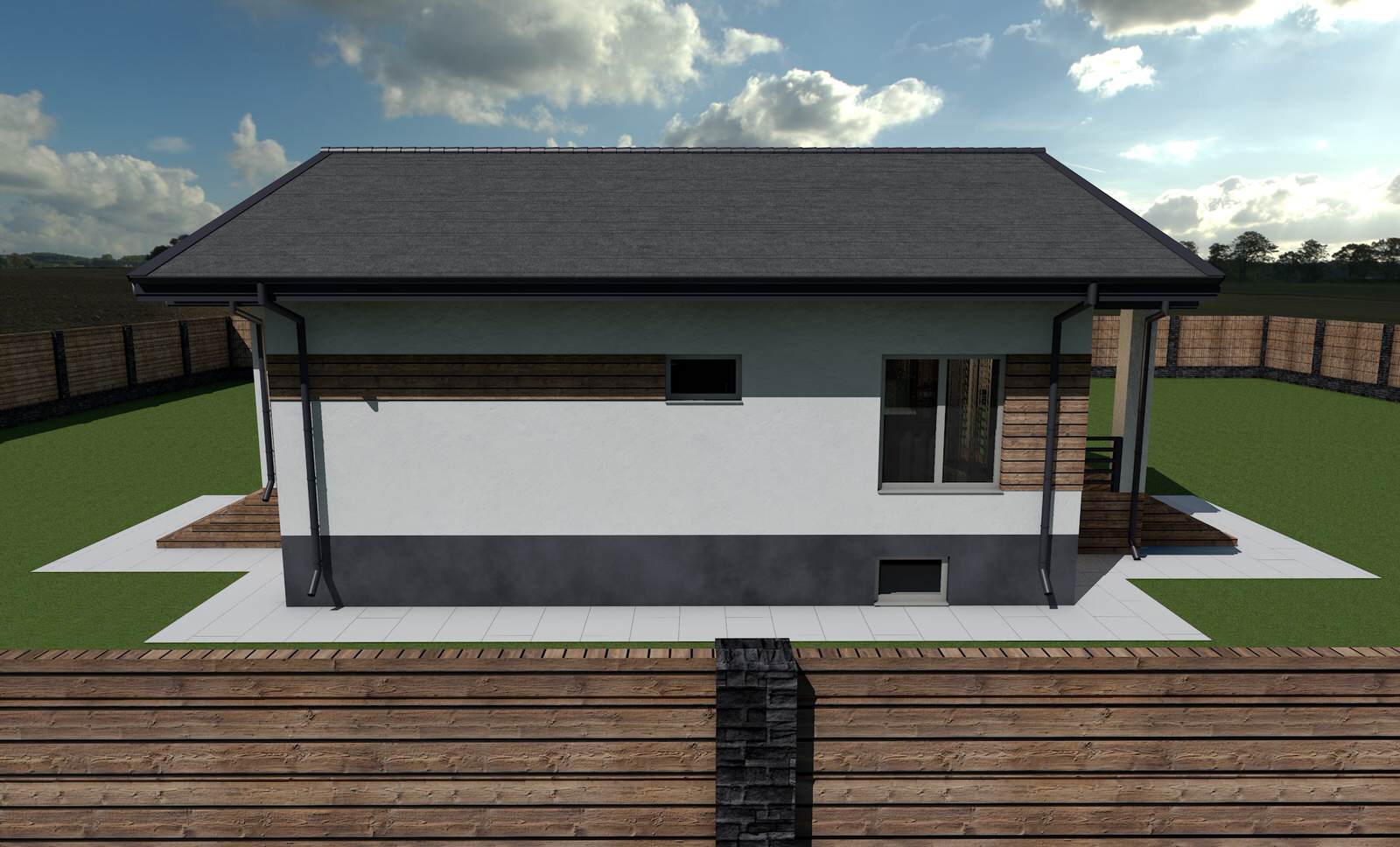 Дизайн-проект экстерьера дома 3