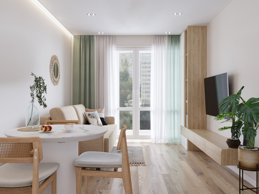 Современный интерьер с сканди нотками