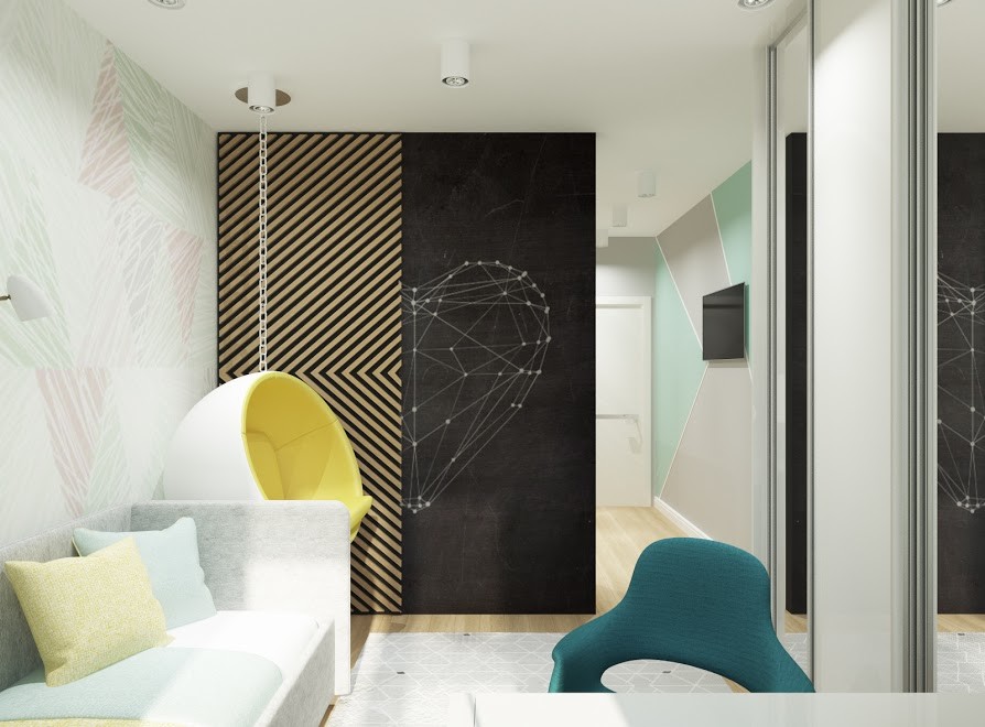 Дизайн-проект детской для двоих детей