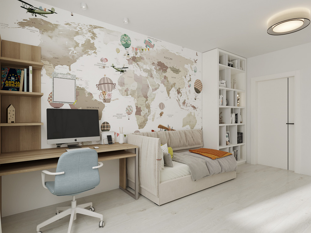 Геометрия комфорта. Квартира в современном стиле: 3-комнатная квартира 86 м2