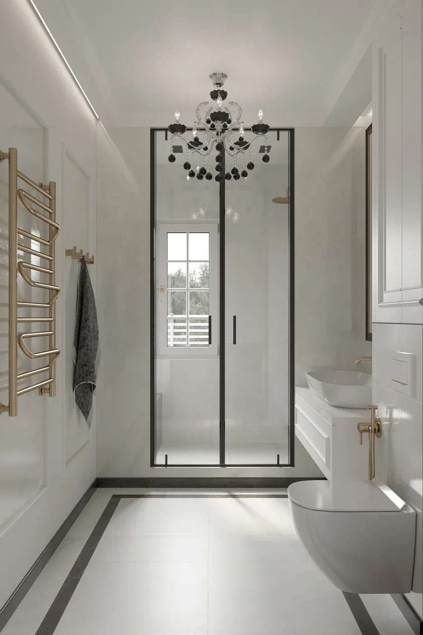 Частный дом, дизайн-проект неоклассика