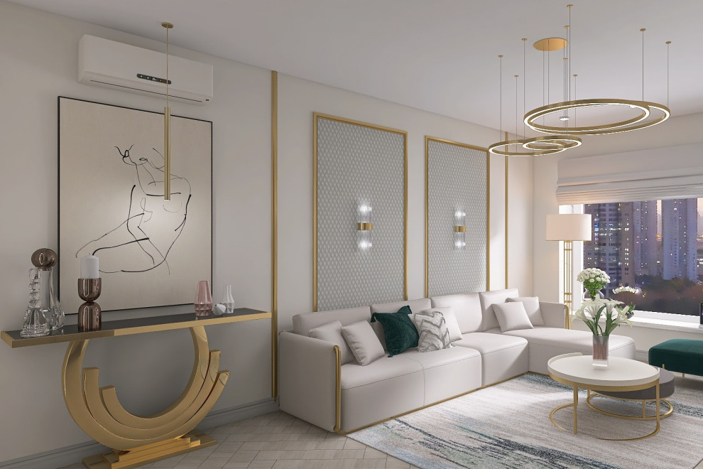 Гостиная арт-деко