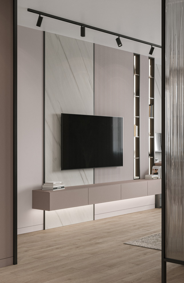 Дизайн интерьера в розовых тонах