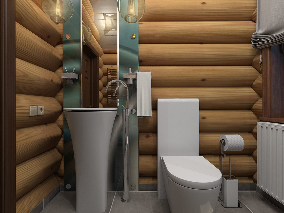 Интерьер деревянного дома