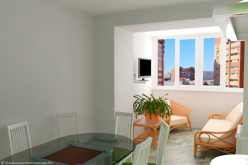 Форэскиз перепланировки кухни