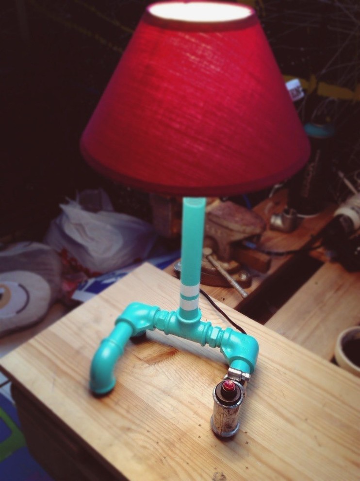 Светильники из водопроводной трубы