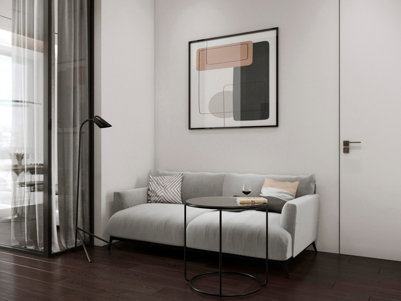 Дизайн-проект 1комнатной квартиры в г. Москва