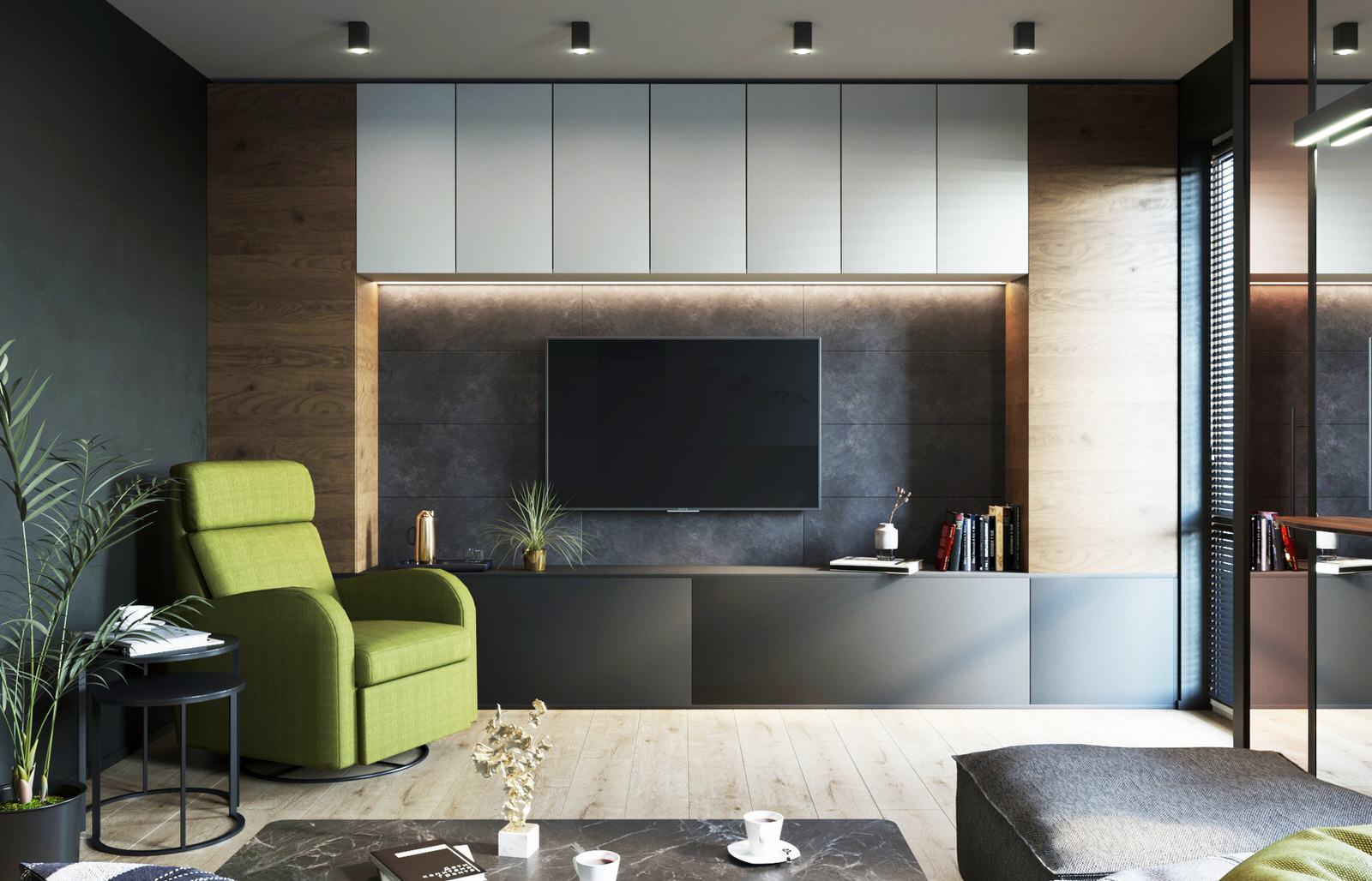 Квартира для семьи в современном стиле