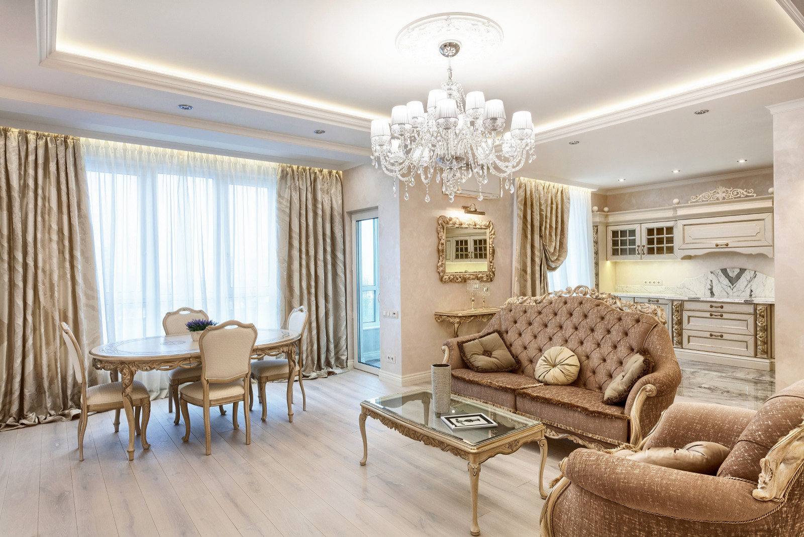 Обложка проекта: Квартира в классическом стиле 2