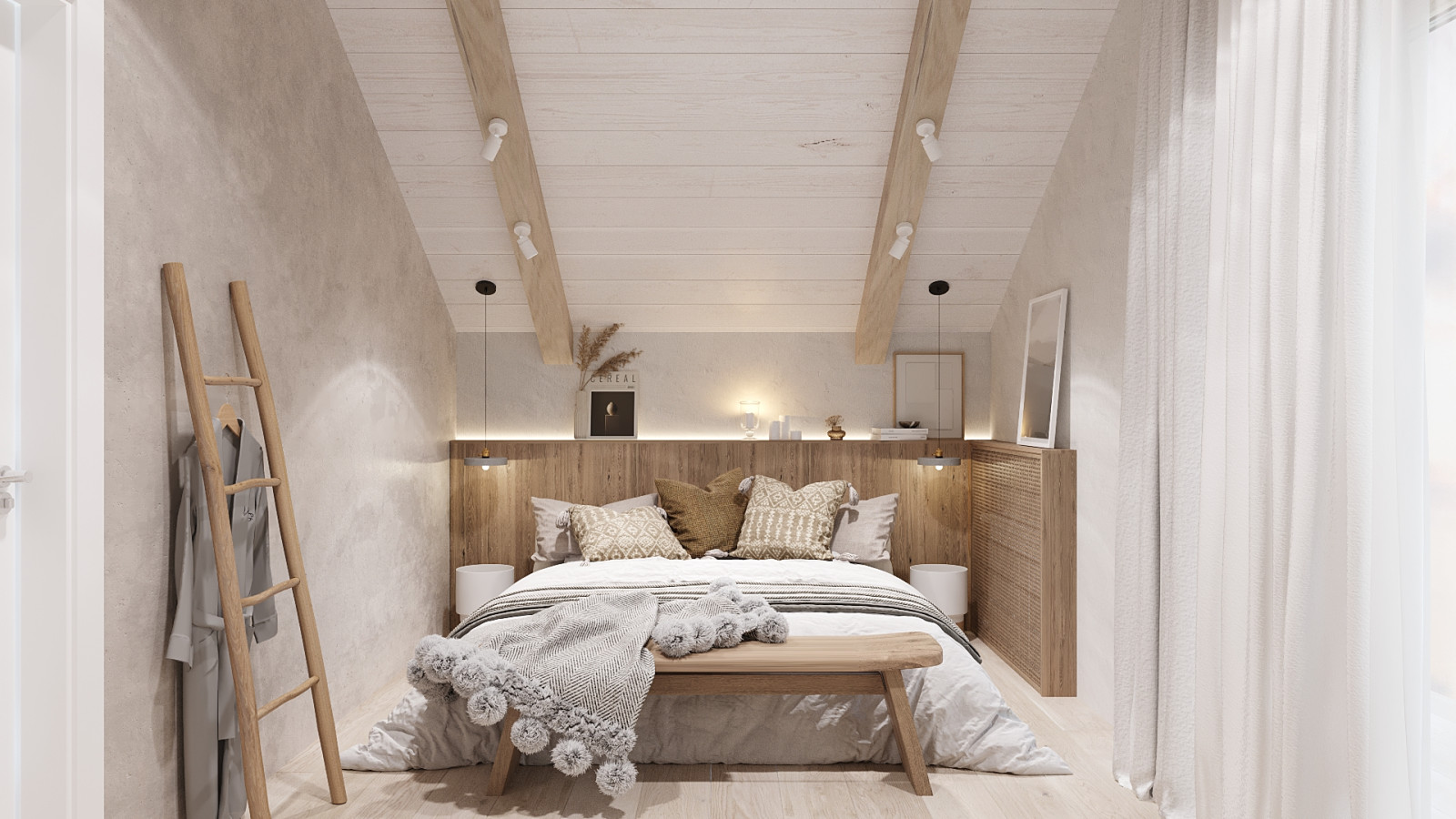 Интерьер дома у озера