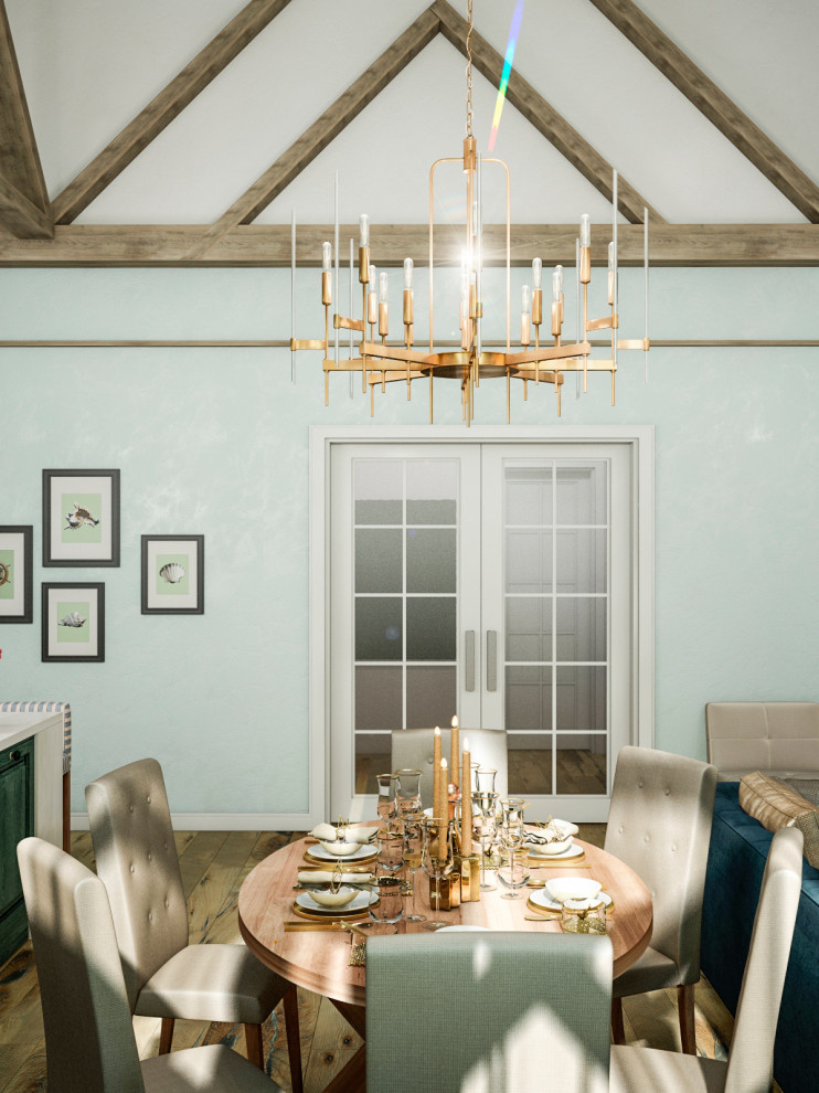 Интерьер загородного дома "Весенняя"