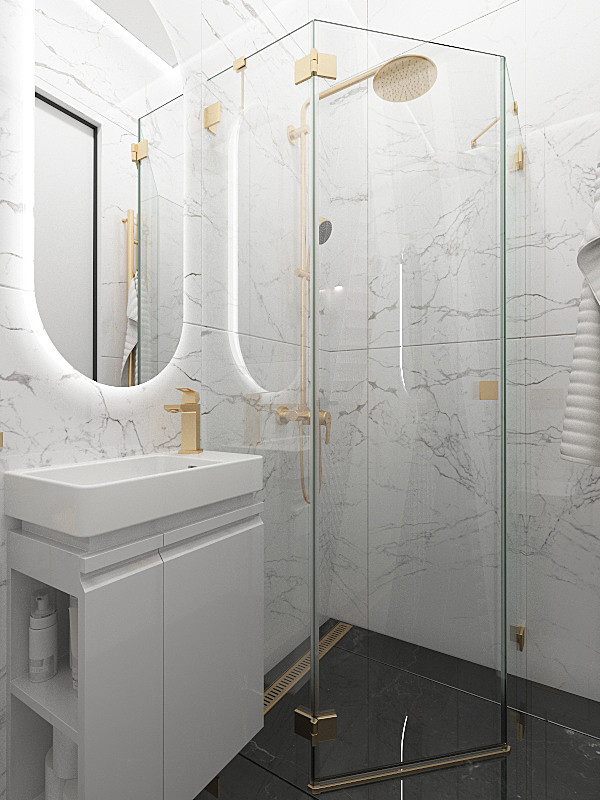 Пространство для семьи с двумя детьми. Москва, ЖК Западный порт