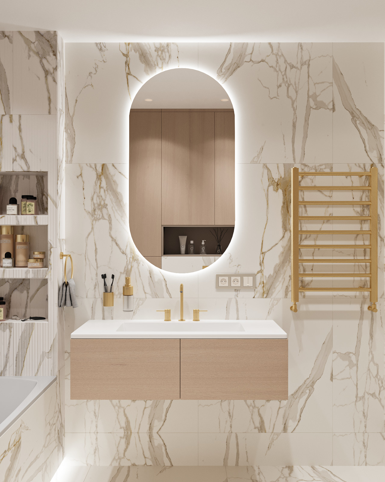 Дизайн интерьера квартиры в жилом комплексе "Хорошевский"