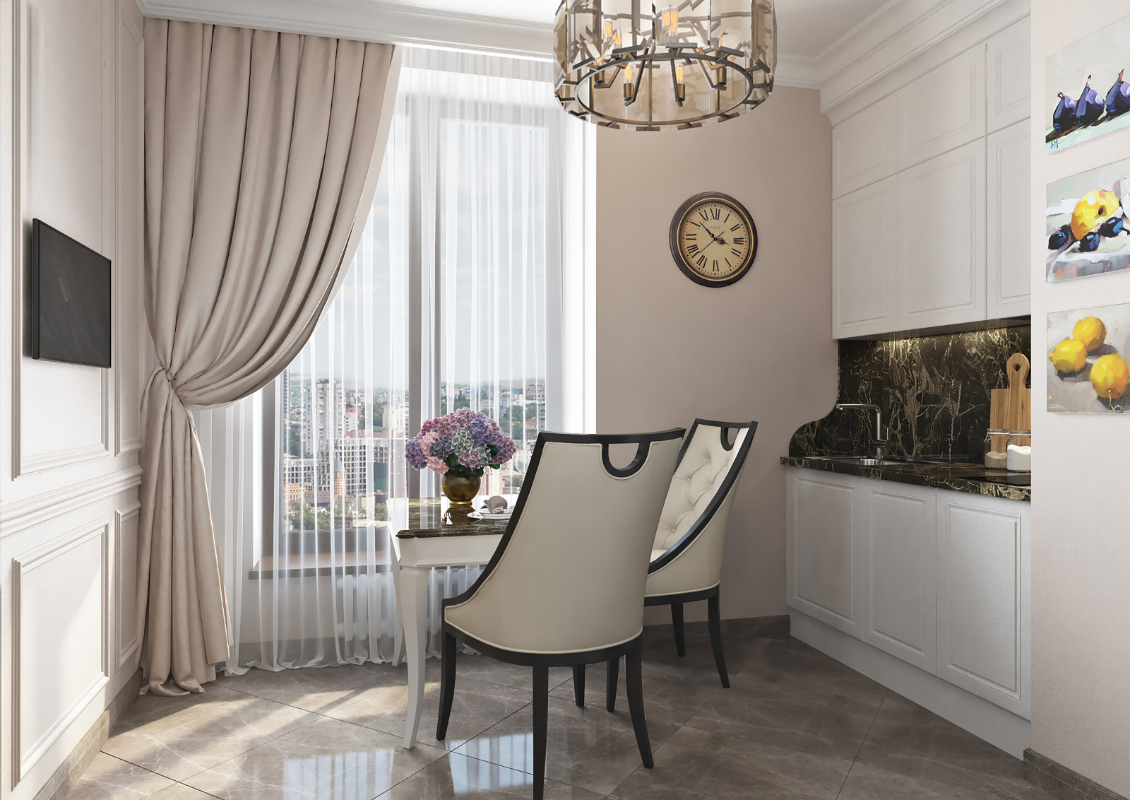 Дизайн и ремонт квартиры в ЖК «Вандер Парк» — Назад в будущее