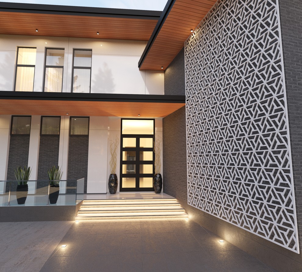 Экстерьер загородного особняка в Москве