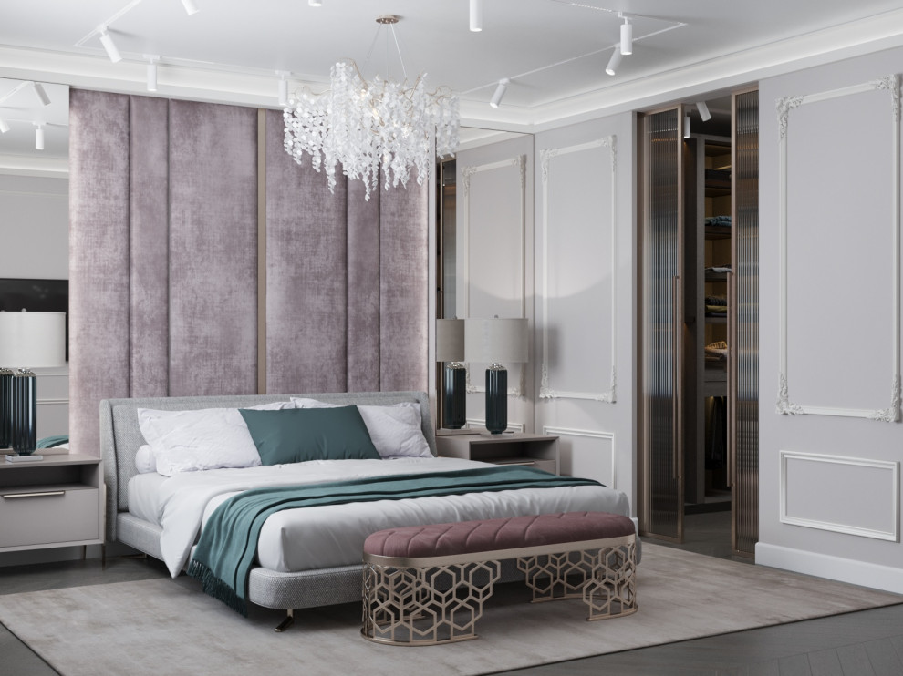 Спальня с гардеробной