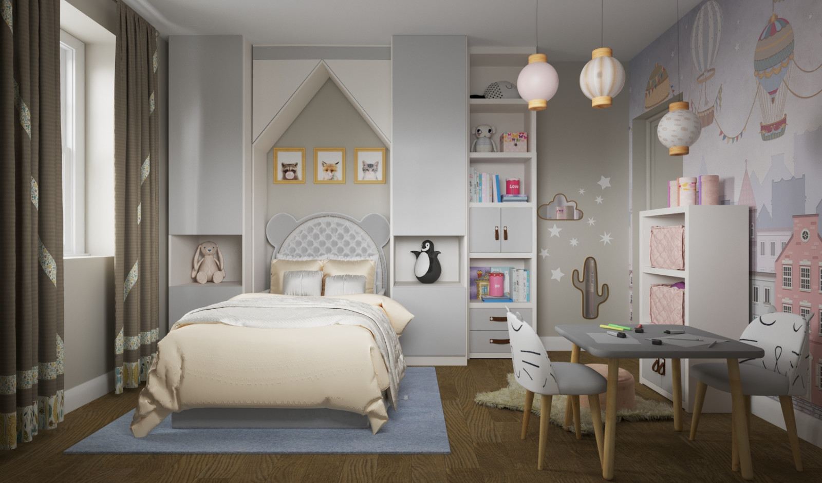 Обложка проекта: Комната для девочки 5 лет