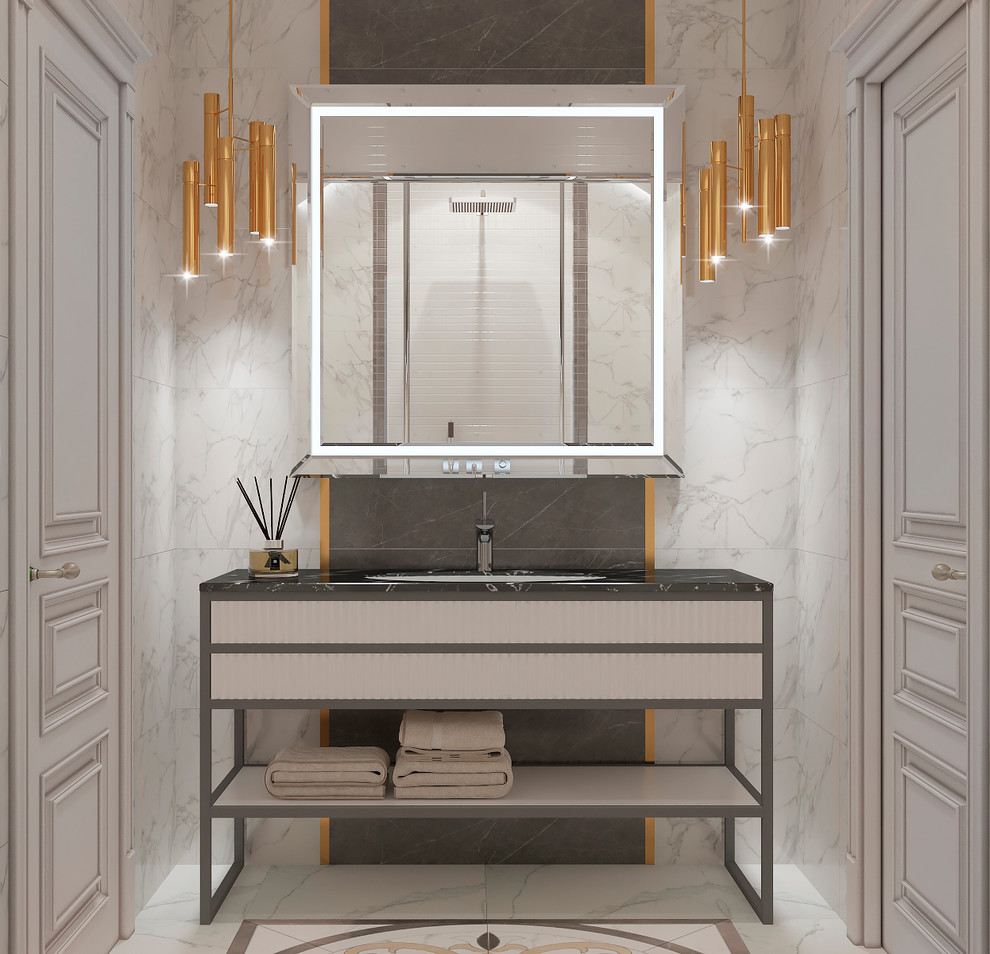 Интерьер санузлов в з.п. Бавария от Унистрой