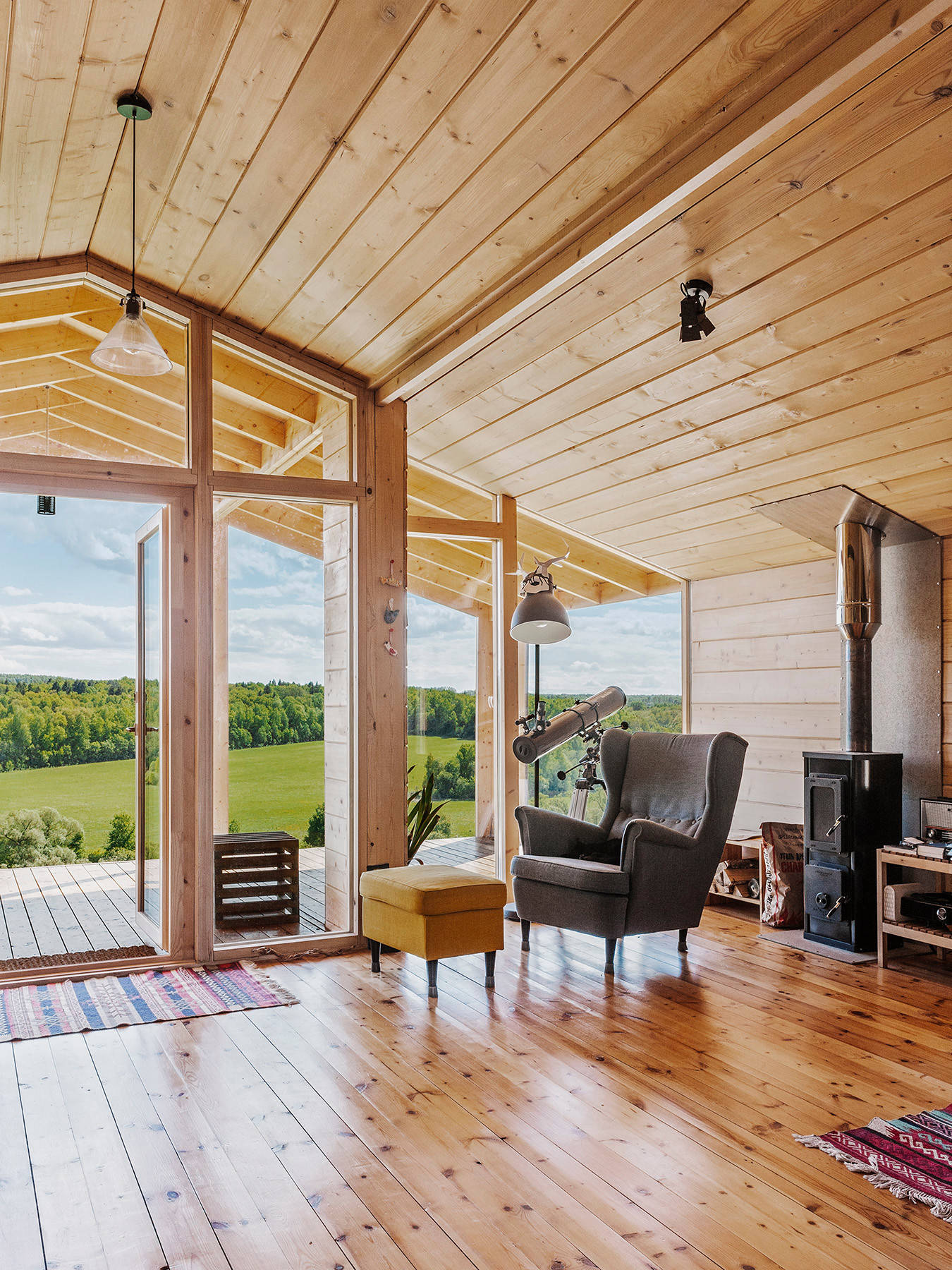 В гостях: Модульный дом с видом на долину реки Протва