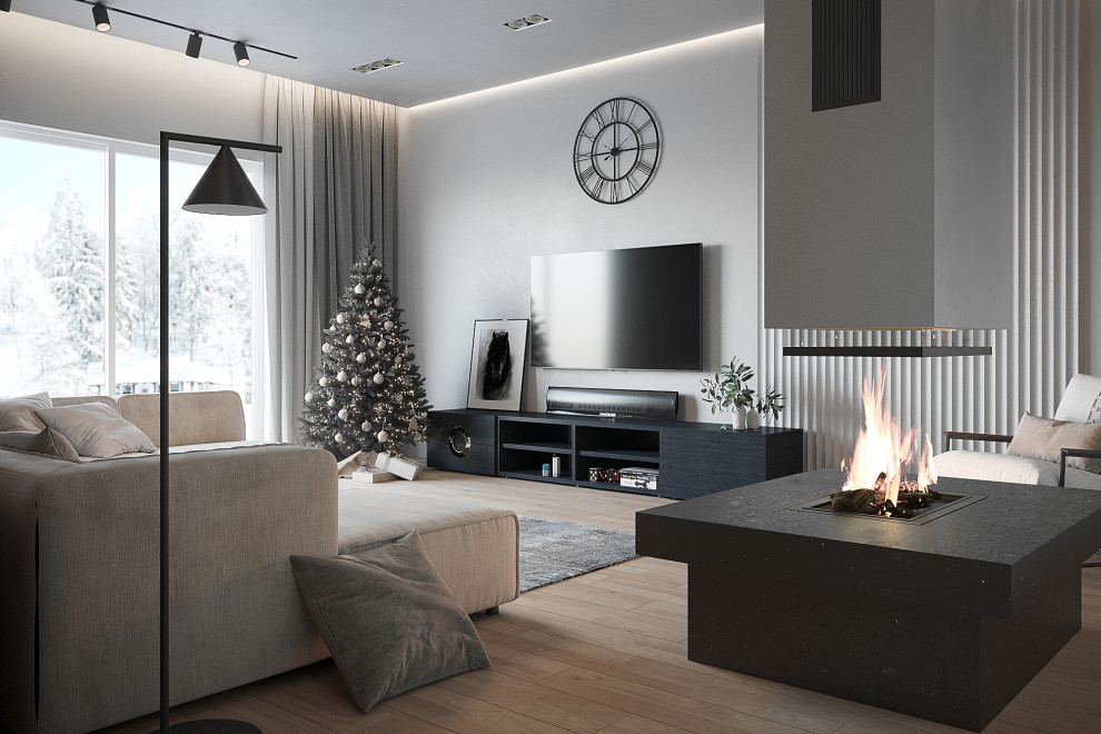 Вид на зону ТВ