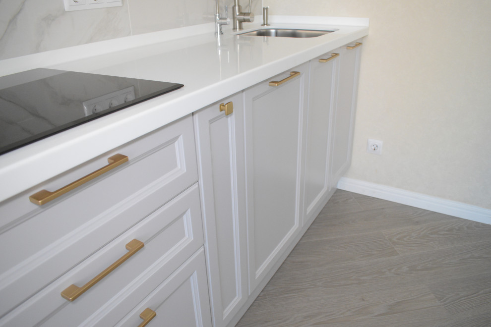 Андора МДФ под потолок с акриловой столешницей