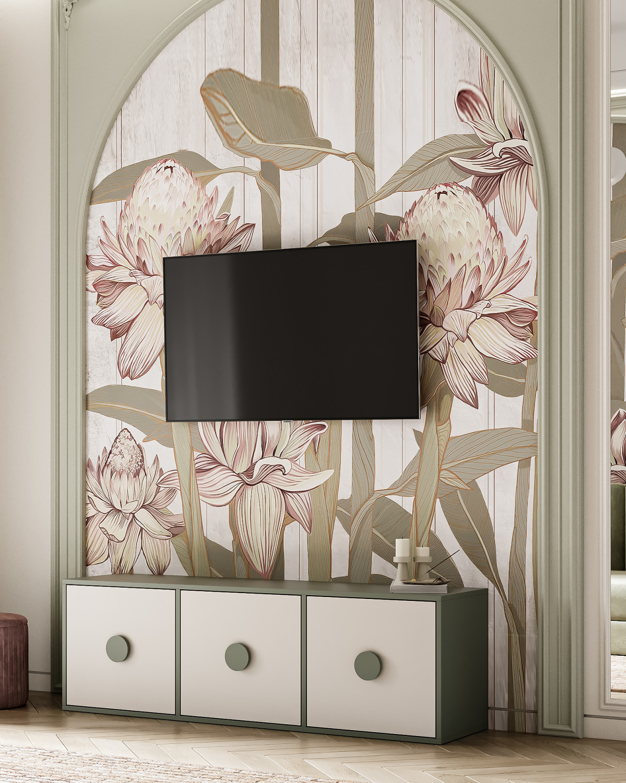 Дизайн интерьера квартиры в современном стиле на ул. Новаторов