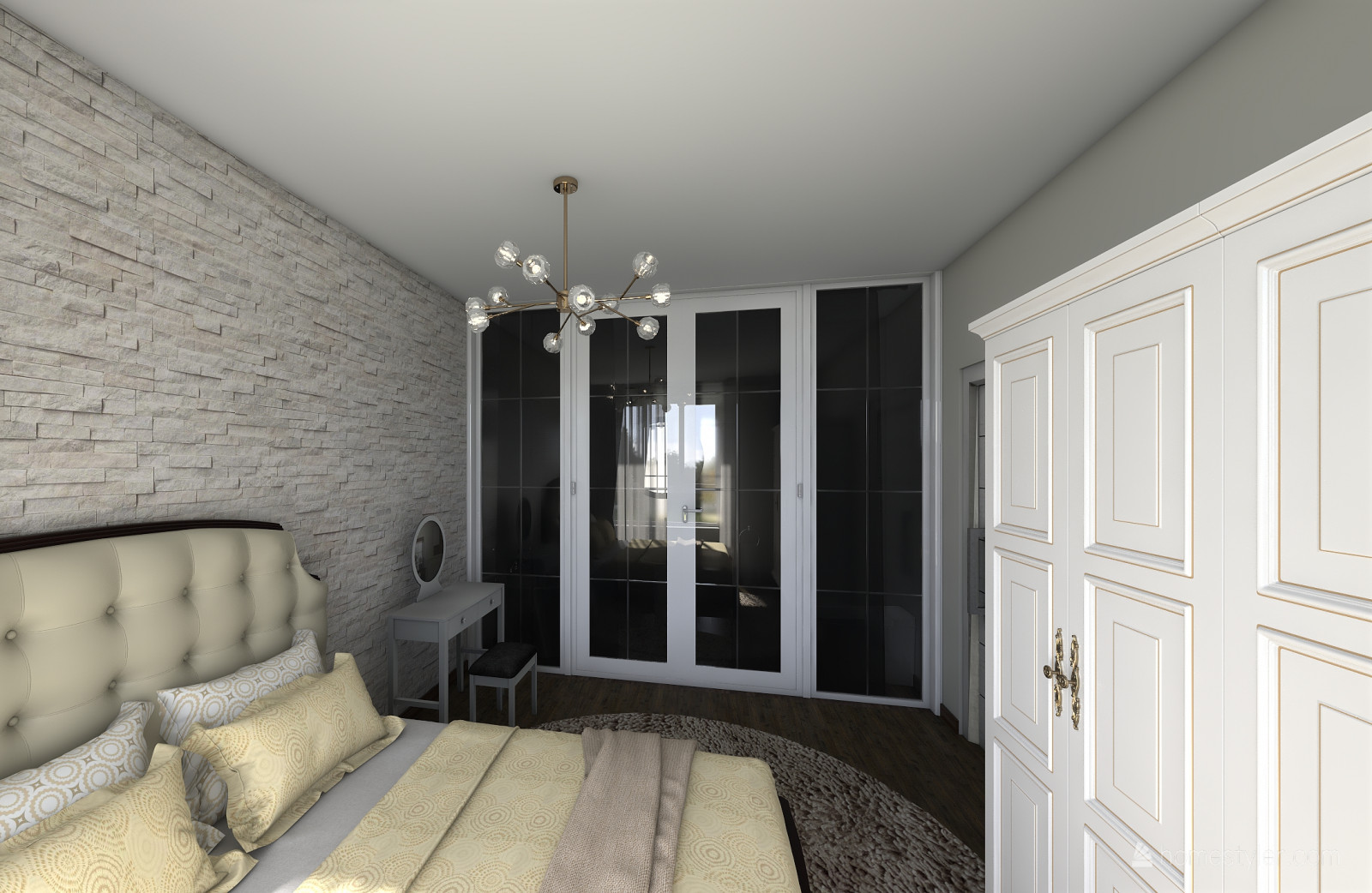 Загородный дом с элементами лофт