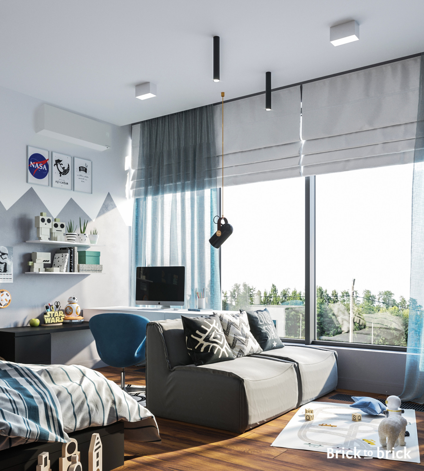 Обложка проекта: Дом в современном стиле (220 м2)