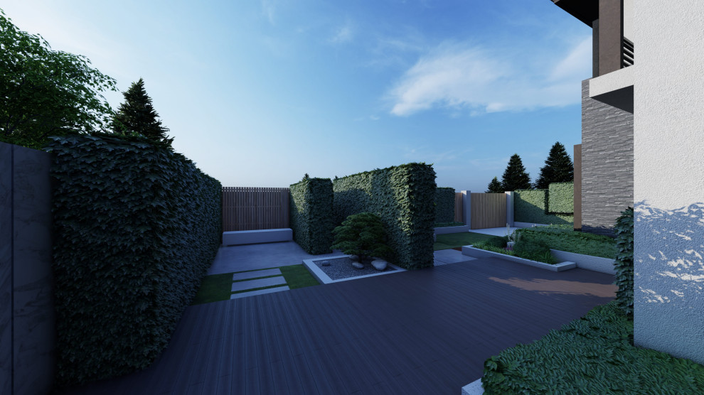 Эскизный проект ландшафтного дизайна.