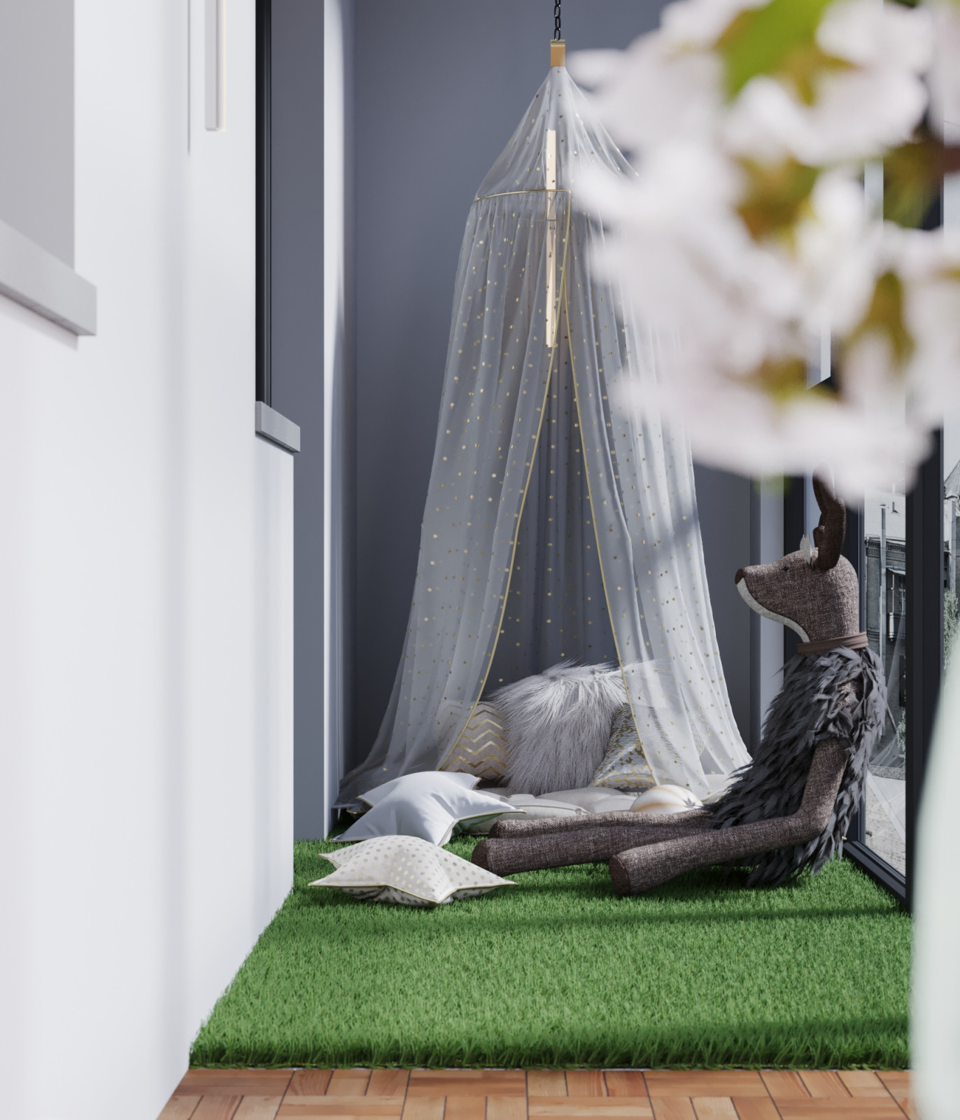 Квартира в серых тонах