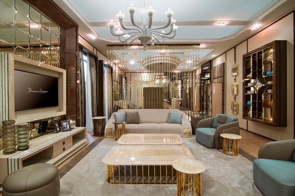 В интерьере