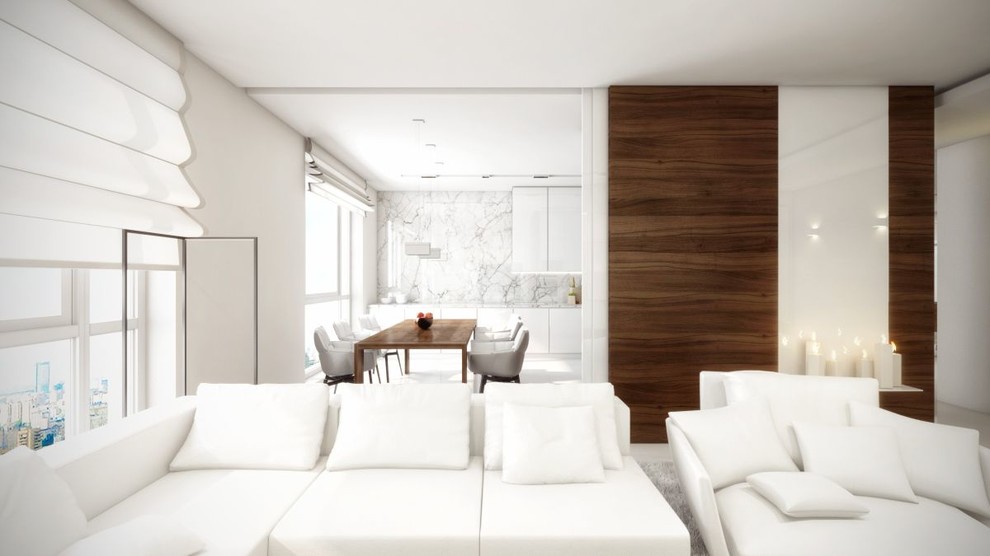 Гостиная и столовая