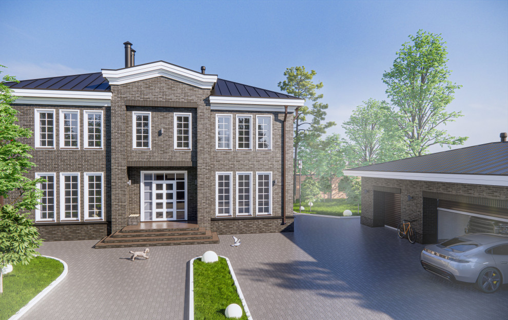 Жилой дом с гаражным комплексом