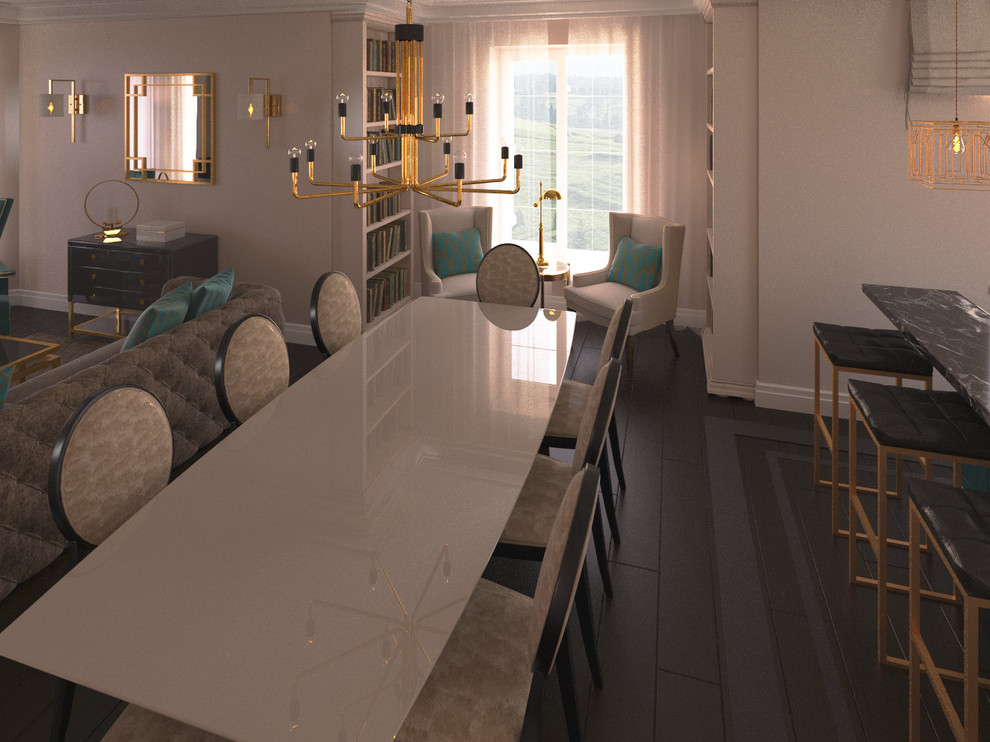 Кухня-столовая-гостиная