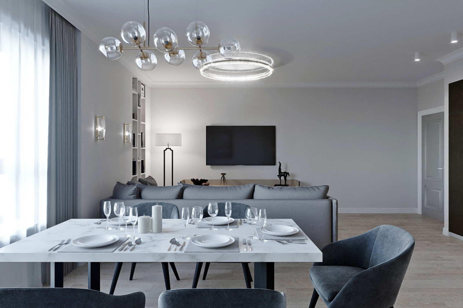 Квартира на Ботанической. Гостиная