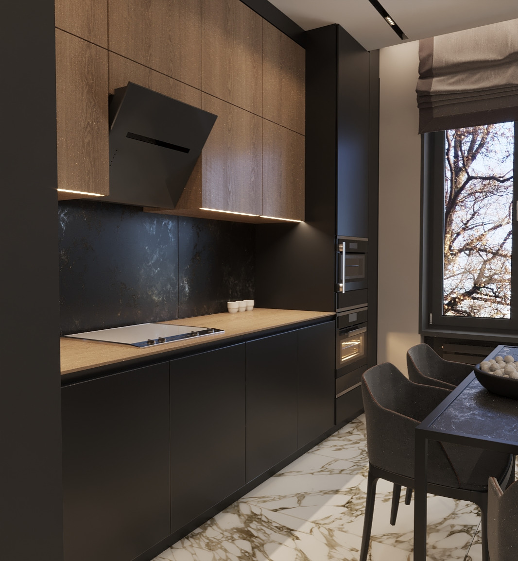 Минималистичный интерьер на Юге Москвы