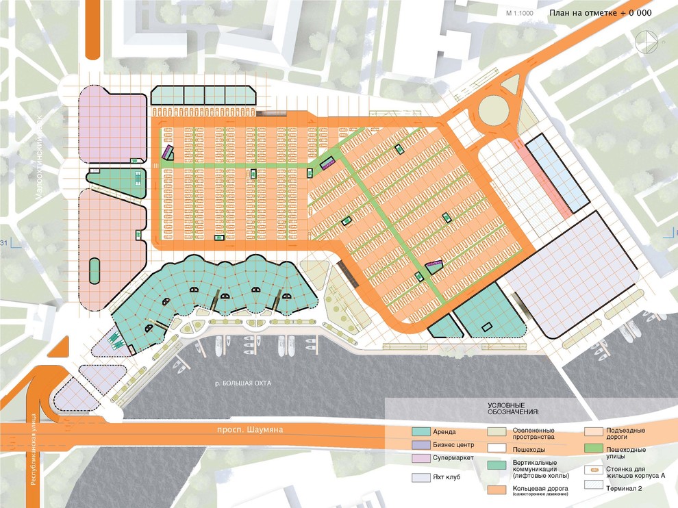 Проект полифункционального жилого комплекса на Охте